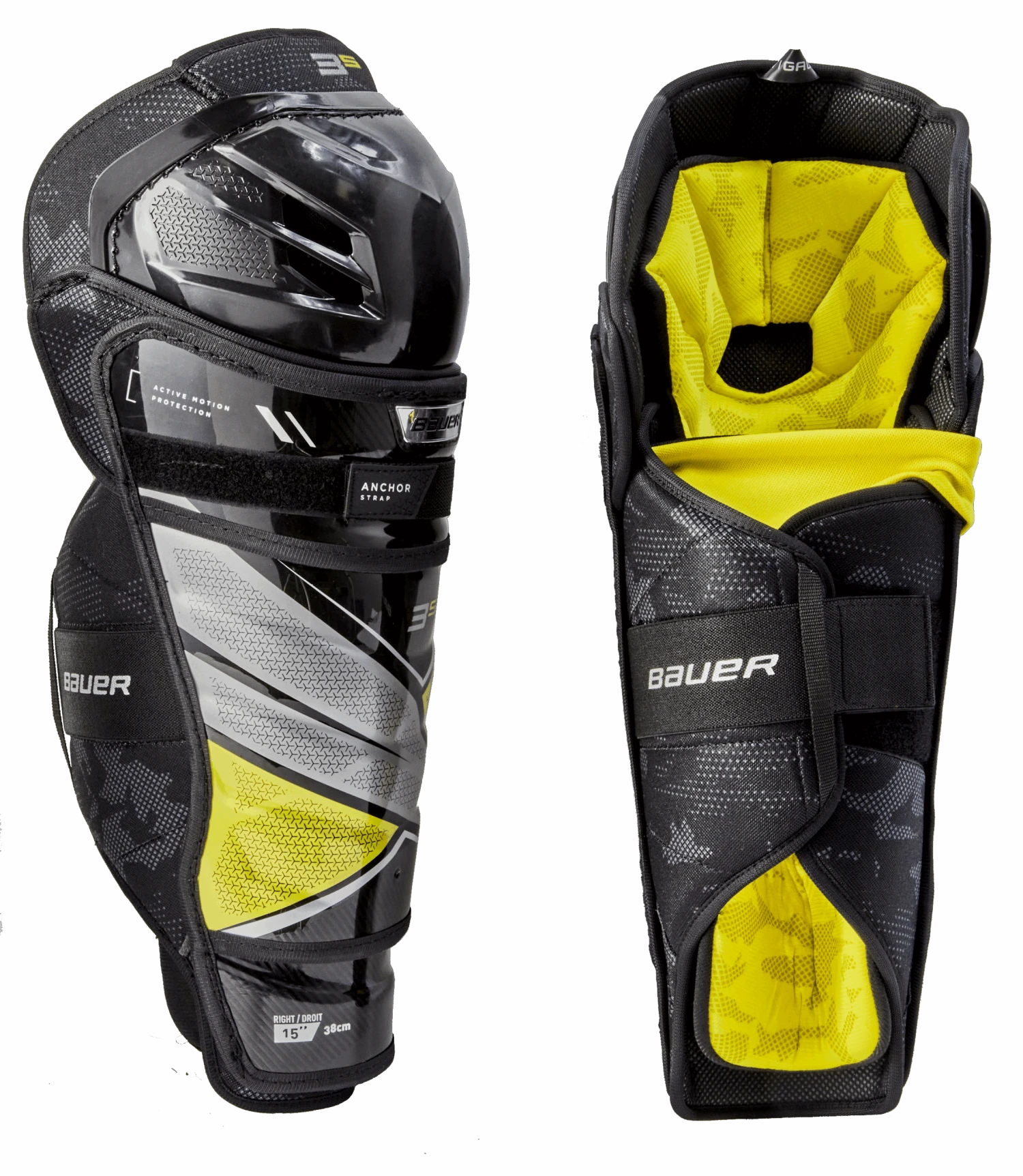 Bauer Supreme 3S Pro Intermediate Shin Guards 1 Bauer Supreme 3S Pro Intermediate Shin Guards