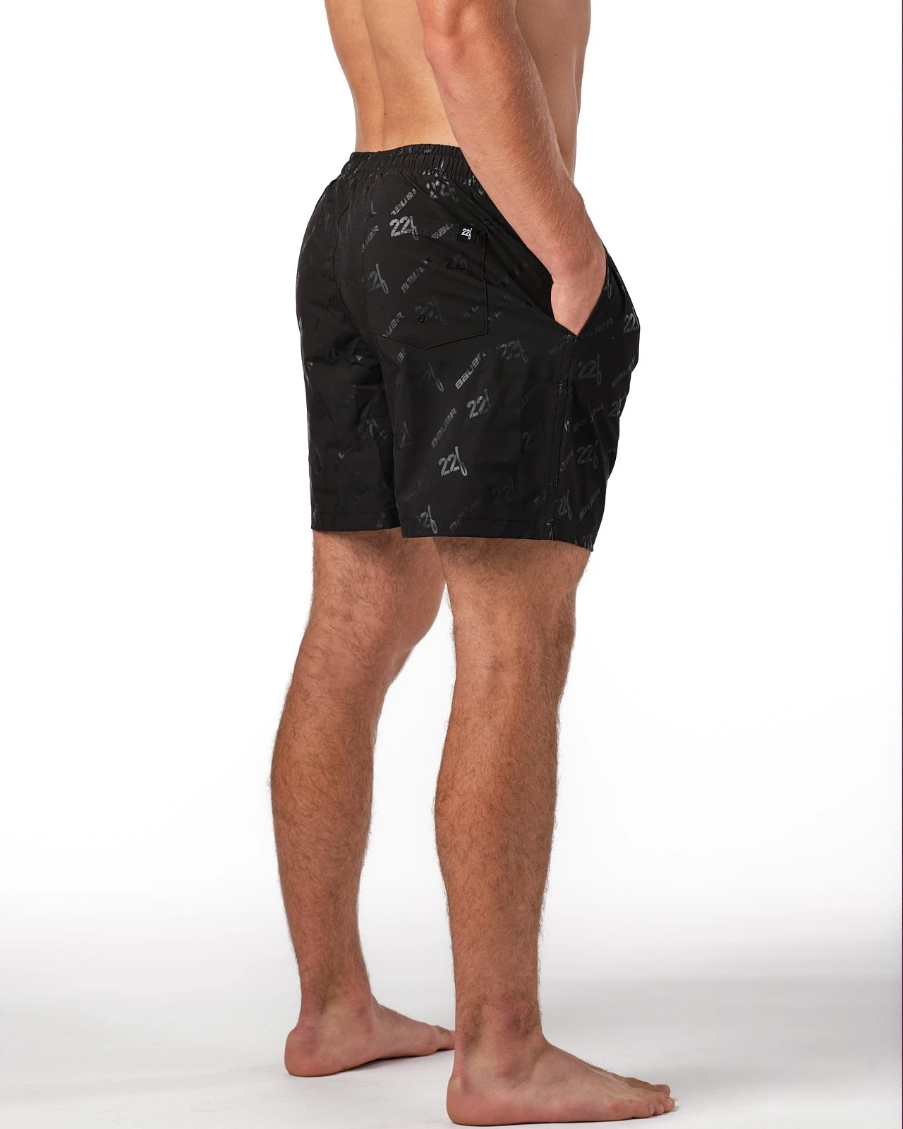 Bauer X 22fresh Monogram Swim Short Youth 2 Bauer X 22fresh Monogram Swim Short Youth - Image 2