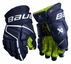 Bauer Vapor 3X Junior Hockey Gloves 13 Bauer Vapor 3X Junior Hockey Gloves -Bauer 3X JR FRONT NAV1