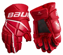 Bauer Vapor 3X Intermediate Hockey Gloves 19 Bauer Vapor 3X Intermediate Hockey Gloves -Bauer 3X SR FRONT RED2 aad738a5 bcda 41b8 b600 e08de21139e5