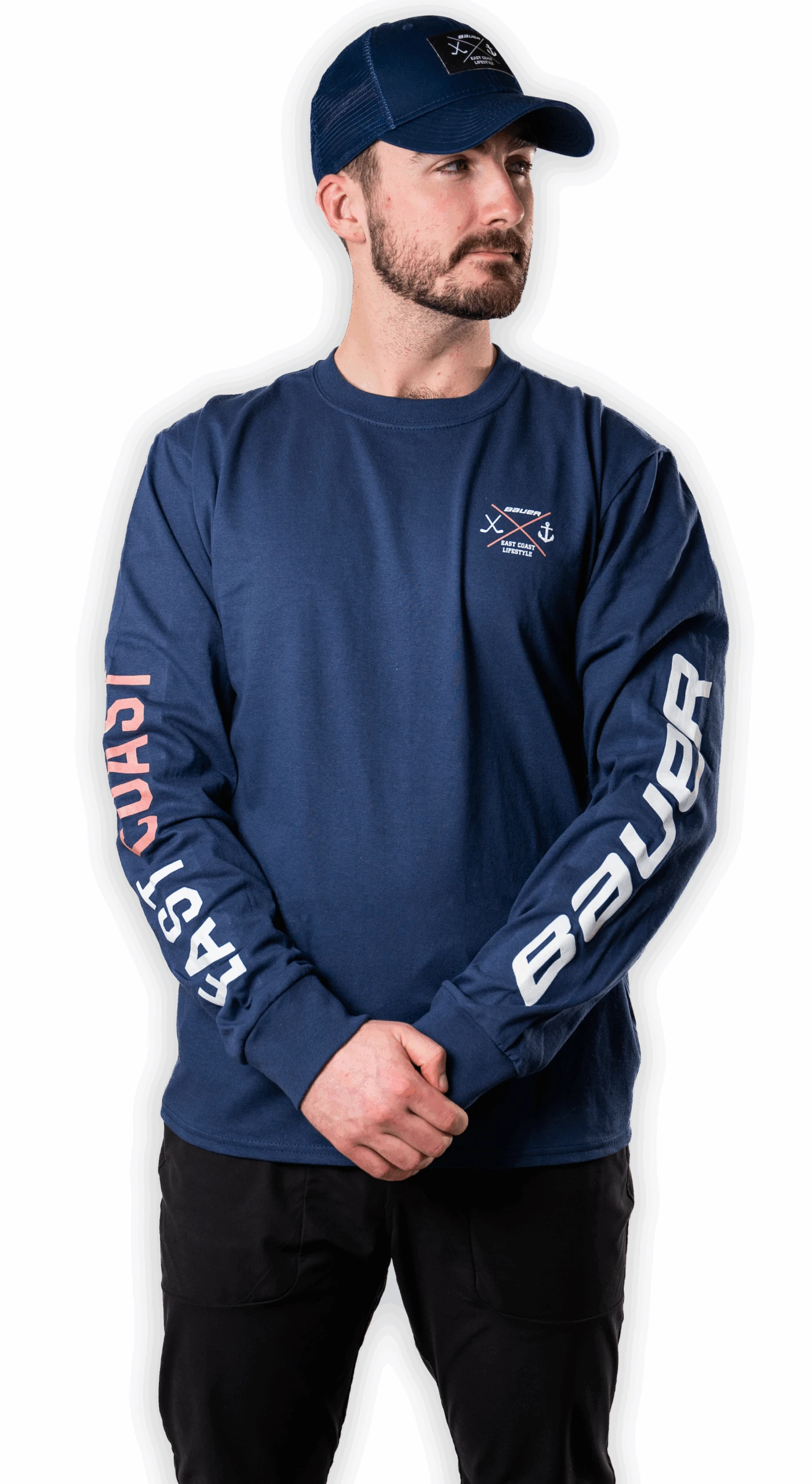 Bauer X East Coast Lifestyle Long Sleeve T-Shirt 2 Bauer X East Coast Lifestyle Long Sleeve T-Shirt - Image 2